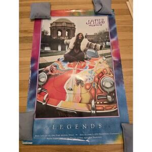 Janis Joplin 1985 Poster Legends 24” X 36” Tie Dye